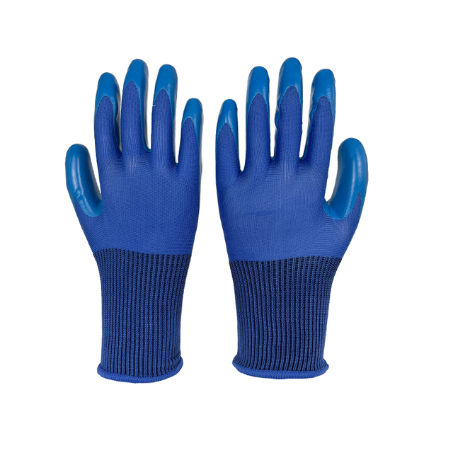 Wholesale Industrial Construction Durable General Purpose Safety Latex Anti-Slip Gloves Latex Rubber Hand Gloves