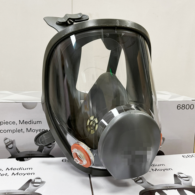 6800 Ce Certified Full Face Respirator Set Silicone Gas Mask Anti Dust For Chemical Factory Pesticide Welding Protection Wholesale