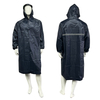 Protective Outdoor Thickened High Visibility Men Women Wear Resistant Pvc Polyester Industrial Fabric Raincoat