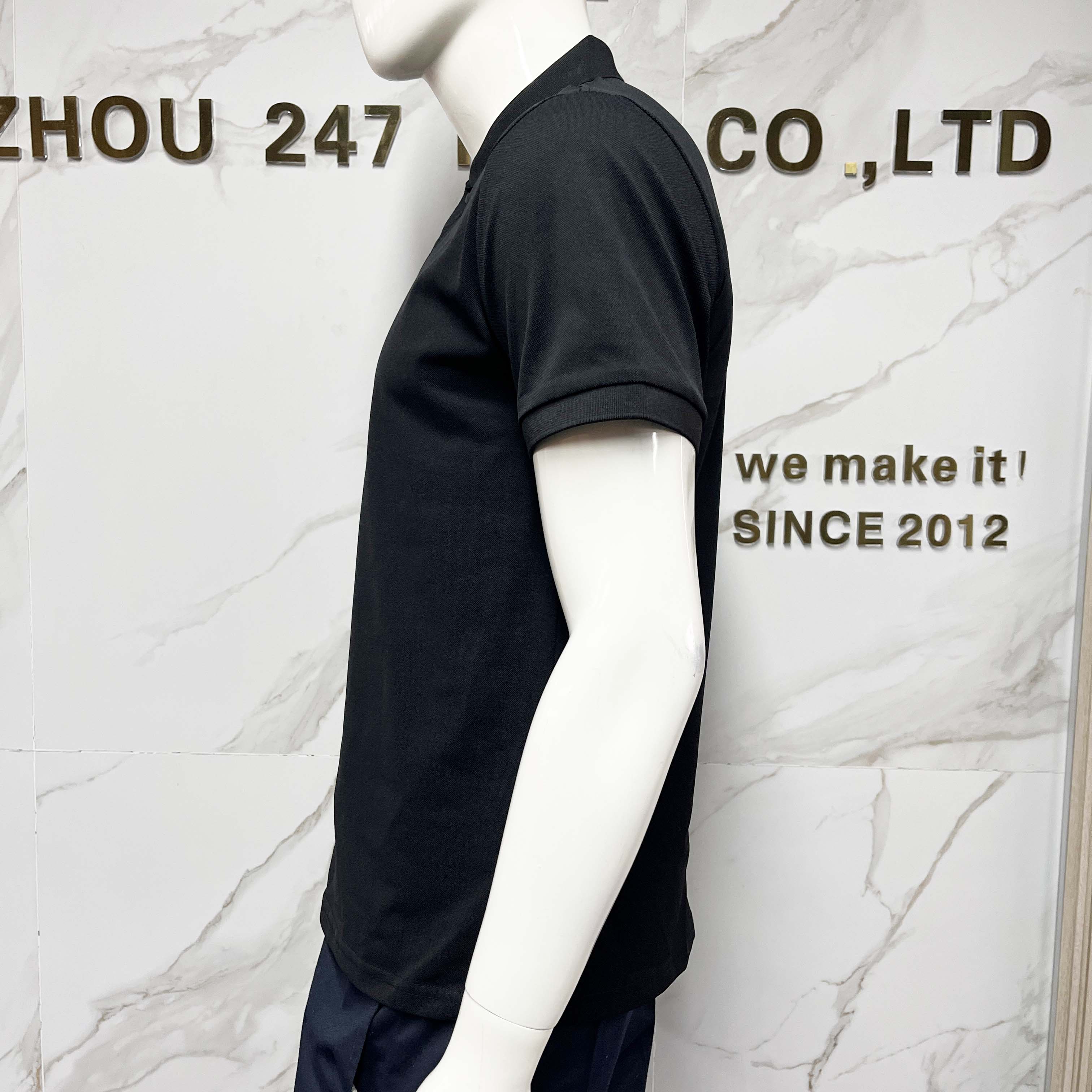 Daily Fashion Dry-Fit 100% Polyester Polo T Shirt High Quality Soft Fabric Men's Short Sleeve Polo Uniform