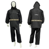 Heavy Duty Polyester Reflective Industrial Safety Rainwear for Construction Work