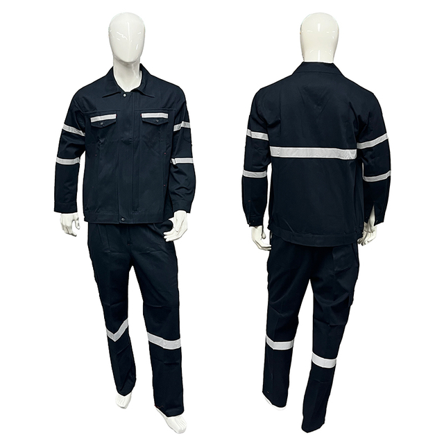 High Visibility Reflective Cotton Safety Workwear Men Working Mechanic Safety Work Clothes