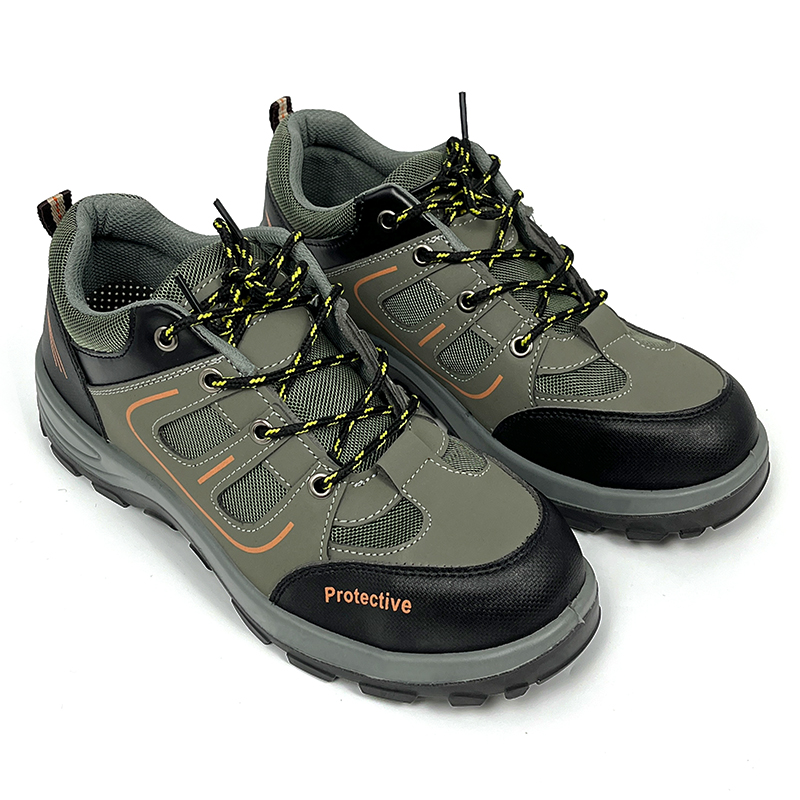 Comfortable Breathable Protective Safety Work Shoes Anti-slip Construction Steel Toe Work Shoes