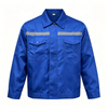 Casual Design Long Sleeve Cotton Labor Work Uniforms Reflective Strip Cotton Safety Workwear