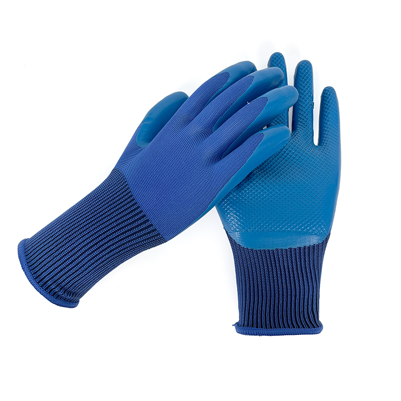 Wholesale Industrial Construction Durable General Purpose Safety Latex Anti-Slip Gloves Latex Rubber Hand Gloves