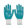New Arrival Construction Work Gloves Breathable Flexible Soft Comfortable Nylon Liner Industrial Nitrile Glove