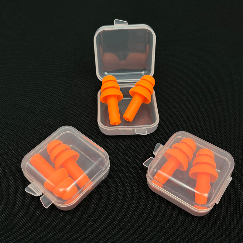 Soft Reusable Hearing Protection Washable Comfortable Silicone Sound Proof Earplug