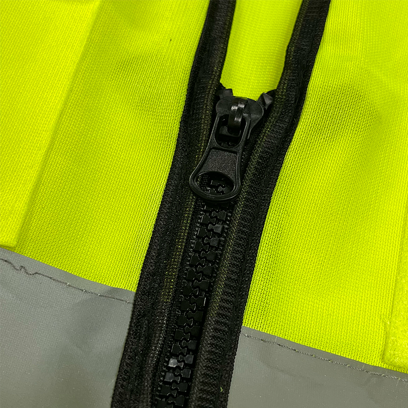 Multi-Purpose Reflective Safety Vest High Visibility Breathable Multi-pocket Zippered Safety Vest 