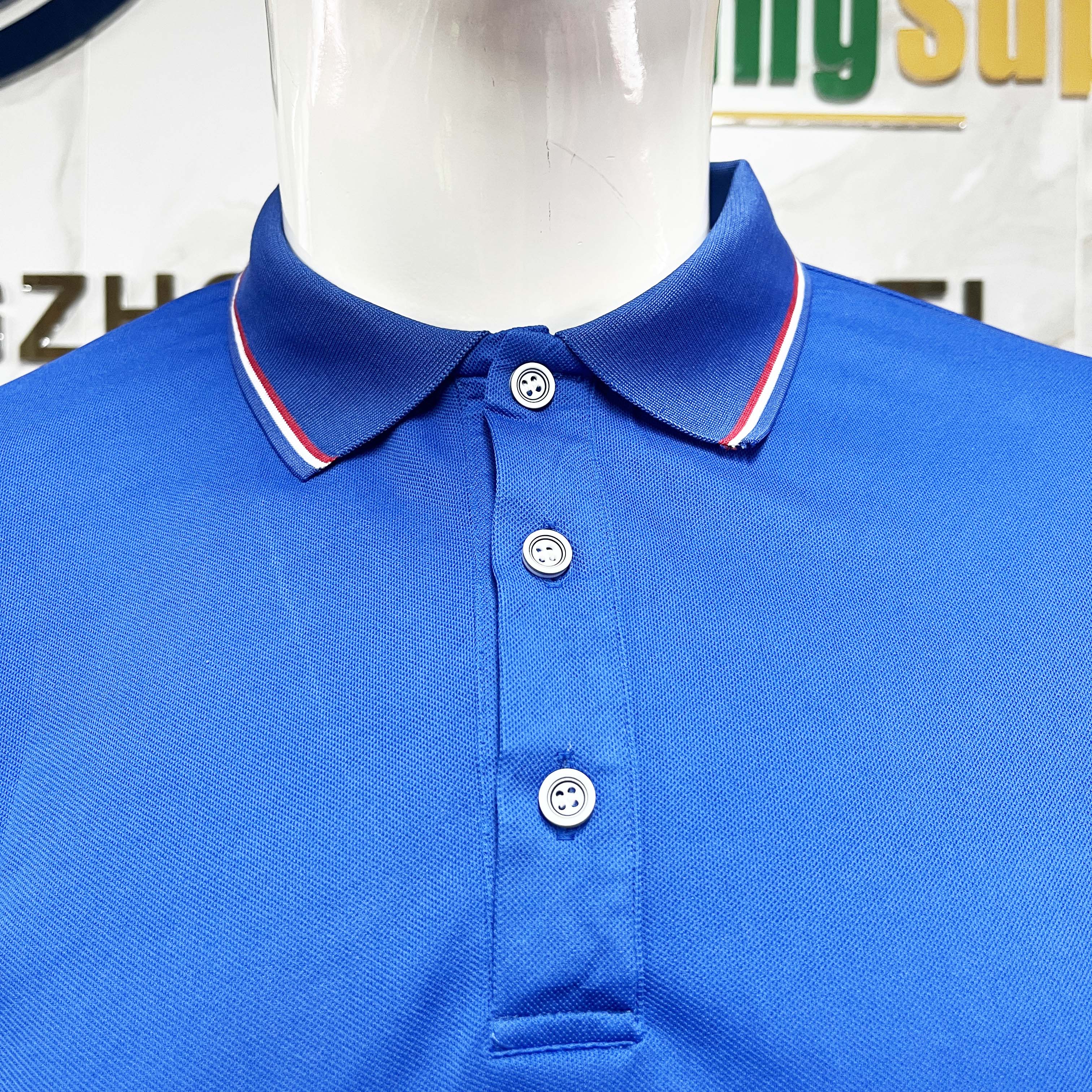 Latest Design Men's Custom Logo Quick-Dry Casual Comfortable Short Sleeve Work Polo Shirt