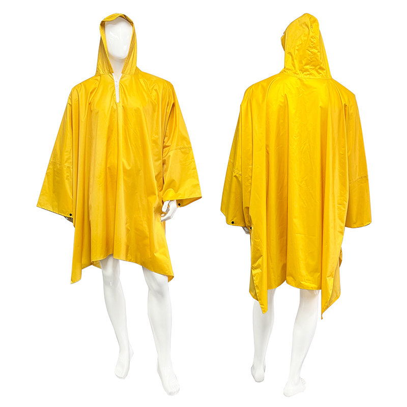 Wholesale One-piece Waterproof Poncho Lightweight Reusable Safety Rain Coat