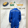 Hi Vis Breathable Anti-bacterial Cotton Polyester Overalls Reflective Multi Pockets Construction Safety Work Clothes